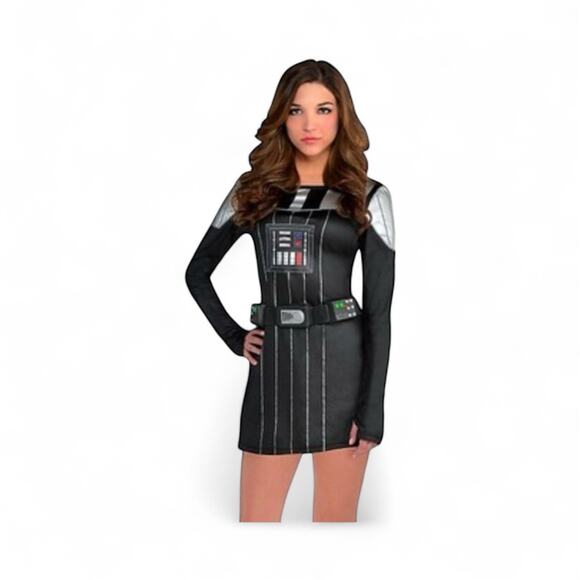 Star Wars Darth Vader Black Stretchy Costume Dress Adult - Picture 1 of 9